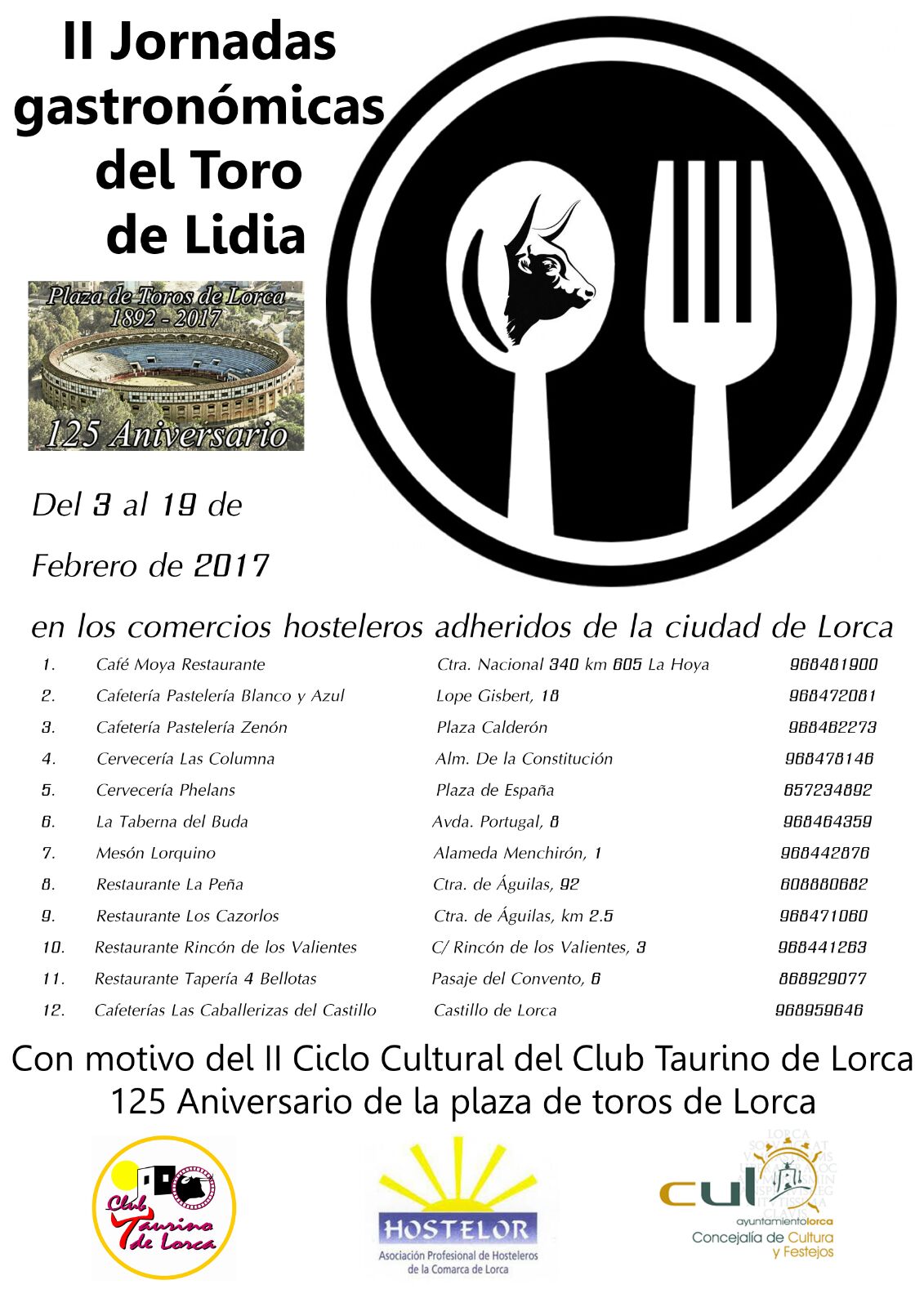II Jornada Gastronmica Toro de Lidia