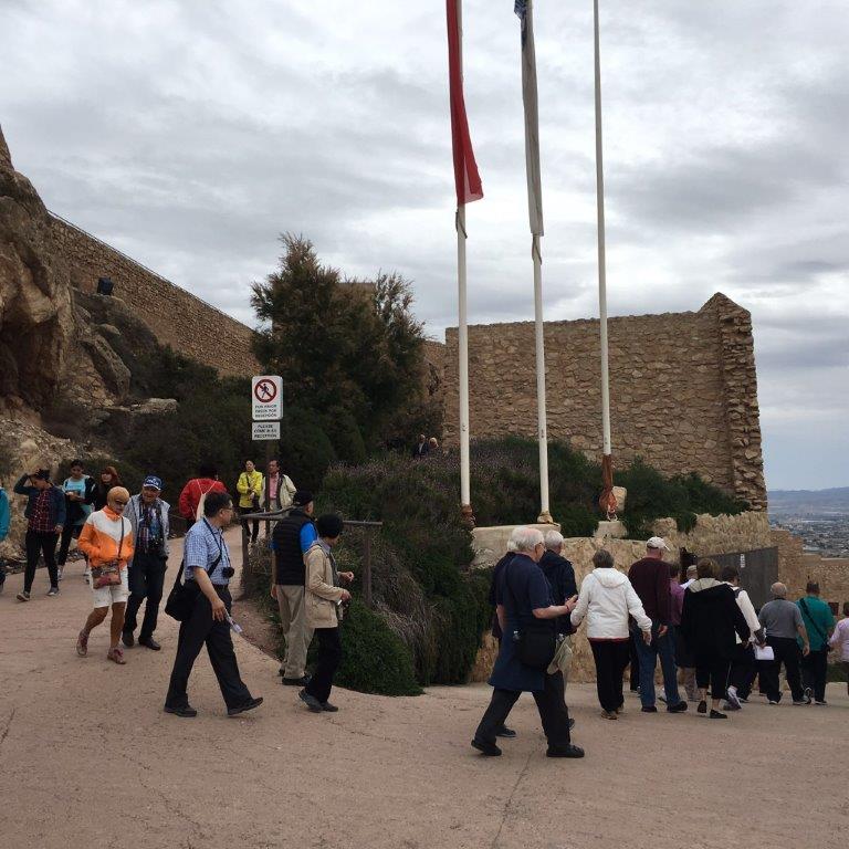 Cruceristas visitan Lorca