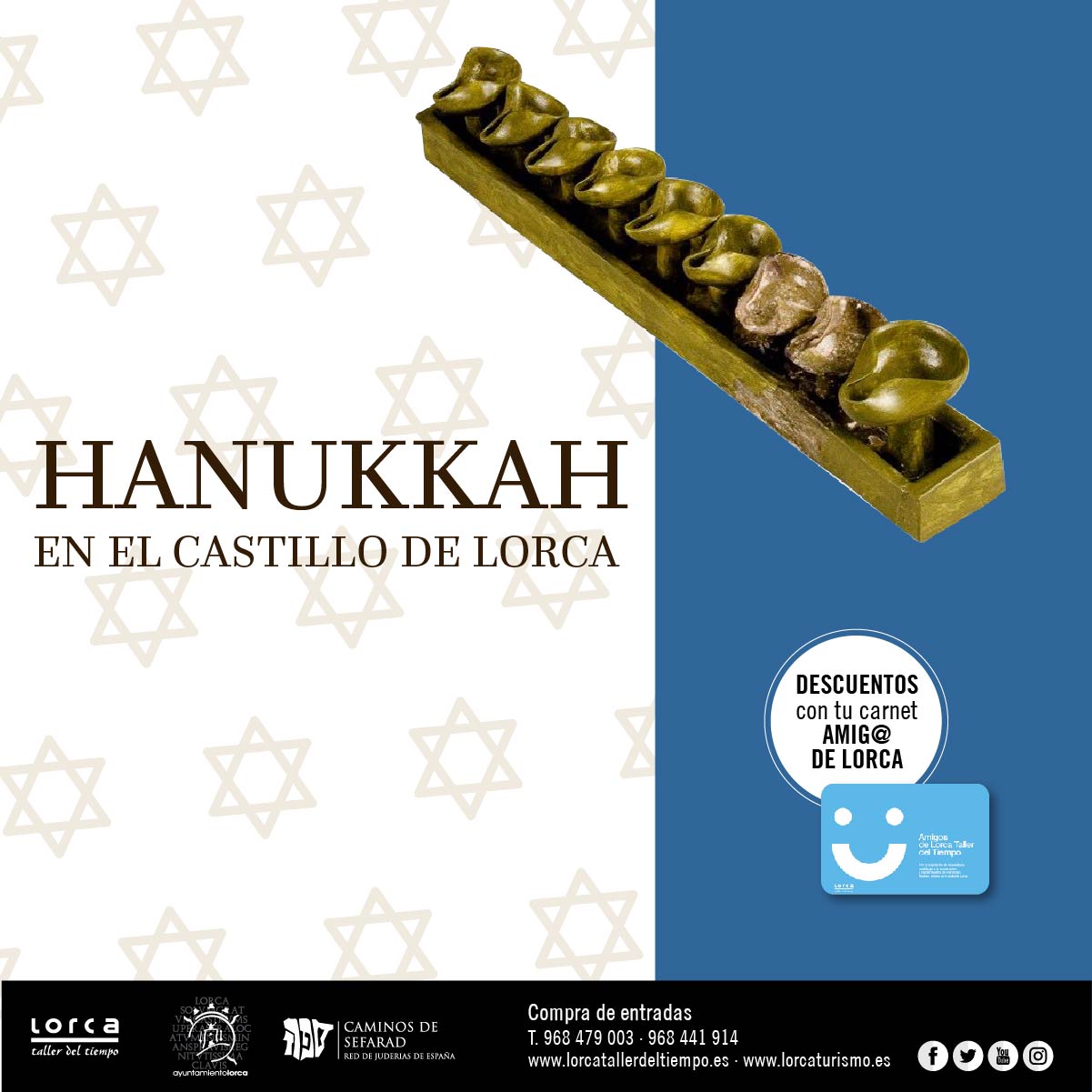 Hanukkah en el Castillo de Lorca